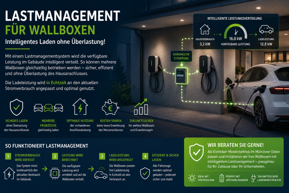 Lastmanagement für Wallboxen